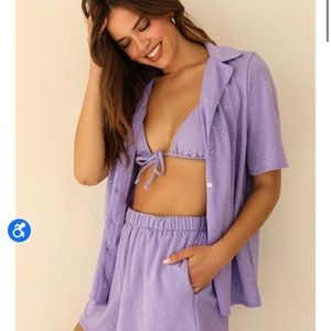 Dippin Daisys Lucky Mini Skirt + Mary-Kate Top swimsuit cover up
